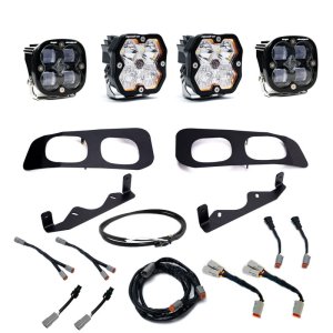 Ford SD Fog Light Pocket Kit - Baja Designs - Squadron Sport/SAE 2.0 Dual - Clear - `23-`25 Ford SD Fog Light Pocket Kit - Baja Designs - Squadron Sport/SAE 2.0 Dual - Clear - `23-`25
